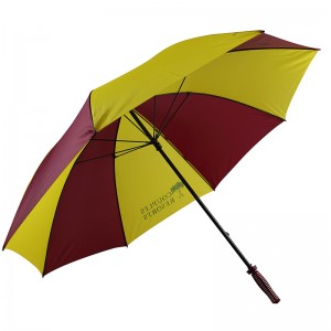 190T υφασμάτινη umbrella γούνινο γούνινο γούνινο ανοικτό γκολφ με λογότυπο έθιμο εκτύπωσης