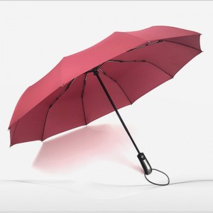Προσαρμοσμένα δώρα comapny εκτύπωσης 3 φορές AOAC umbrellla fiberglass πλαίσιο ανθεκτικό στον άνεμο