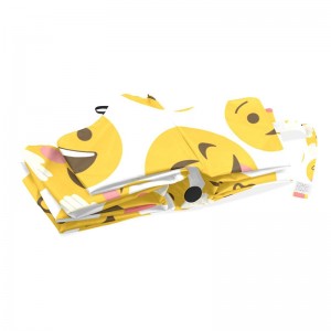 Υπέροχο φθηνότερο έθιμο εκτύπωσης Emoji πλήρη αυτόματη ομπρέλα 3 πτυσσόμενα